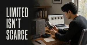 Korean limited edition resale item being reviewed to understand whether restricted release conditions create real secondary-market scarcity